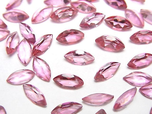 [Video]High Quality Pink Topaz AAA Loose stone Marquise Faceted 8x4mm 5pcs