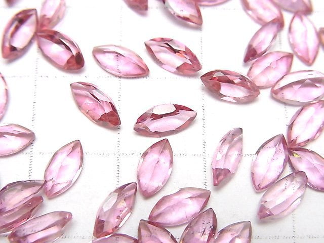 [Video]High Quality Pink Topaz AAA Loose stone Marquise Faceted 8x4mm 5pcs