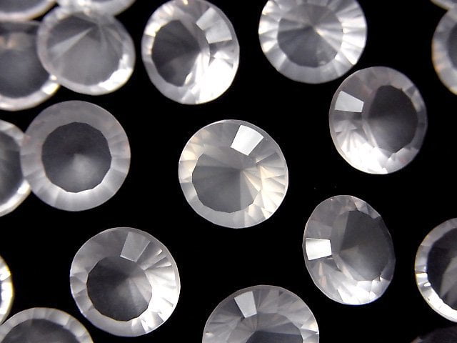 [Video]High Quality Rose Quartz AAA Loose stone Round Concave Cut 10x10mm 1pc