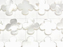 [Video] White Shell AAA Flower Motif 15x15x3mm 1/4 or 1strand beads (aprx.15inch/38cm)