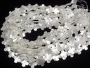 [Video] White Shell AAA Flower Motif 15x15x3mm 1/4 or 1strand beads (aprx.15inch/38cm)