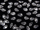 [Video]High Quality Natural White Zircon AAA Loose Stone Pear Shape Faceted 5x3mm 5pcs