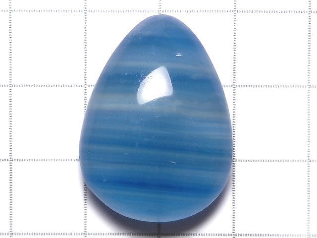 [Video][One of a kind] Natural Blue Calcite AAA Cabochon 1pc NO.174