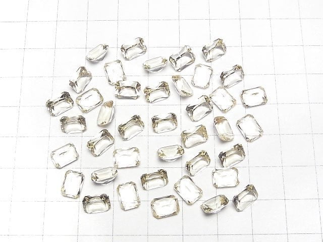 [Video]High Quality Oregon Sunstone AAA Loose stone Rectangle Faceted 8x6mm 1pc