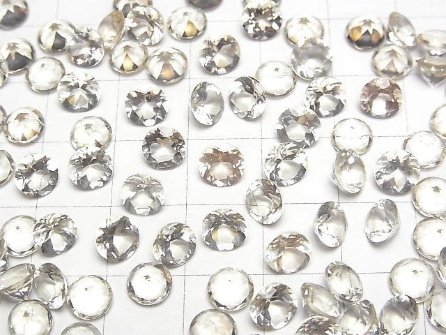 [Video]High Quality Oregon Sunstone AAA Loose stone Round Faceted 6x6mm 2pcs