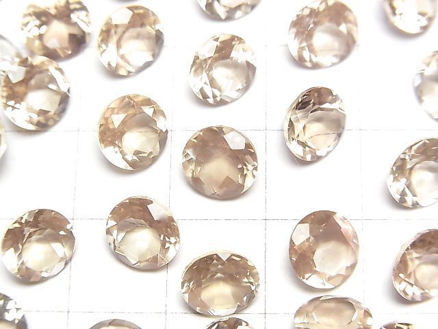 [Video]High Quality Oregon Sunstone AAA Loose stone Round Faceted 8x8mm 1pc