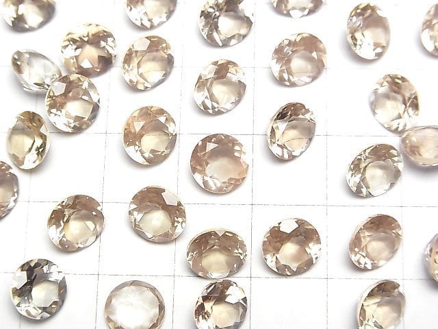 [Video]High Quality Oregon Sunstone AAA Loose stone Round Faceted 8x8mm 1pc