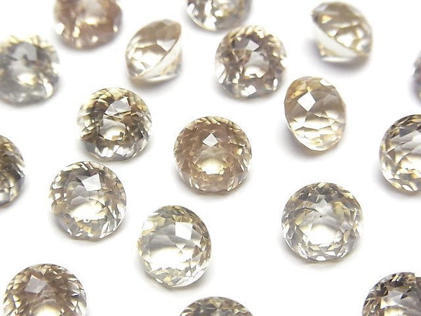 [Video]High Quality Oregon Sunstone AAA Loose stone Round Faceted 8x8mm 1pc