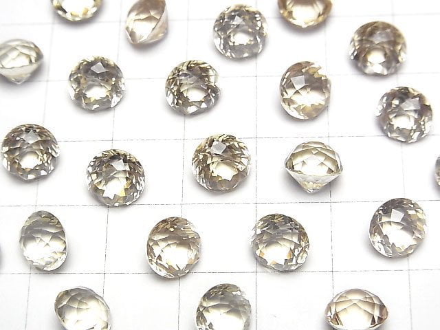 [Video]High Quality Oregon Sunstone AAA Loose stone Round Faceted 8x8mm 1pc