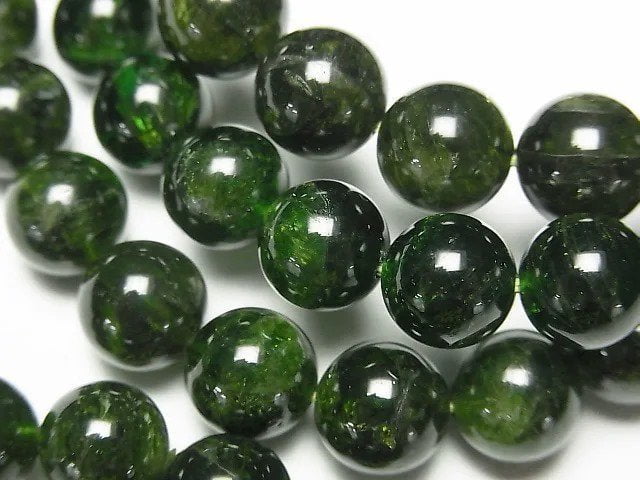 [Video] Chrome Diopside AA++ Round 8mm Bracelet
