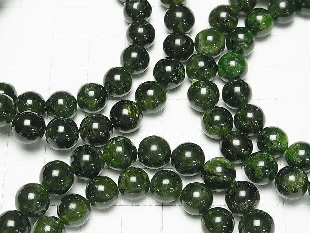 [Video] Chrome Diopside AA++ Round 8mm Bracelet