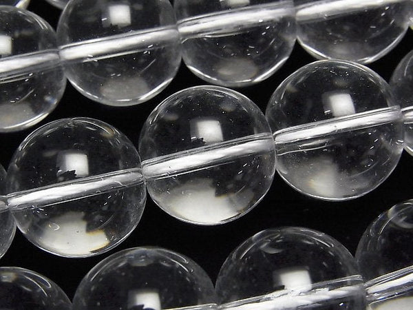 [Video] Crystal (Smelted Quartz) AAA Round 18mm 1strand beads (aprx.14inch/34cm)