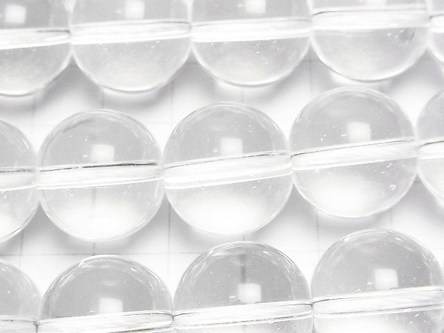 [Video] Crystal (Smelted Quartz) AAA Round 18mm 1strand beads (aprx.14inch/34cm)