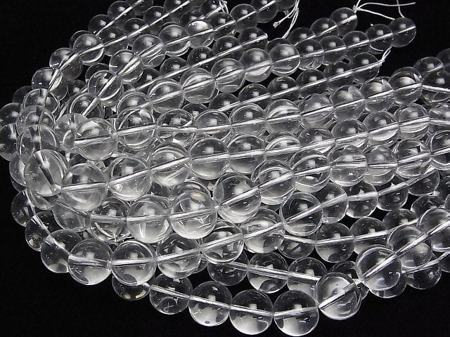 [Video] Crystal (Smelted Quartz) AAA Round 18mm 1strand beads (aprx.14inch/34cm)