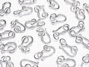 Silver925 U Hook with Jump Ring 16x8mm White Silver 1pc