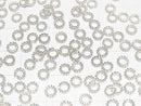 Karen Silver Rope Ring (Opening Type) 4mm, 4.5mm White Silver 10pcs