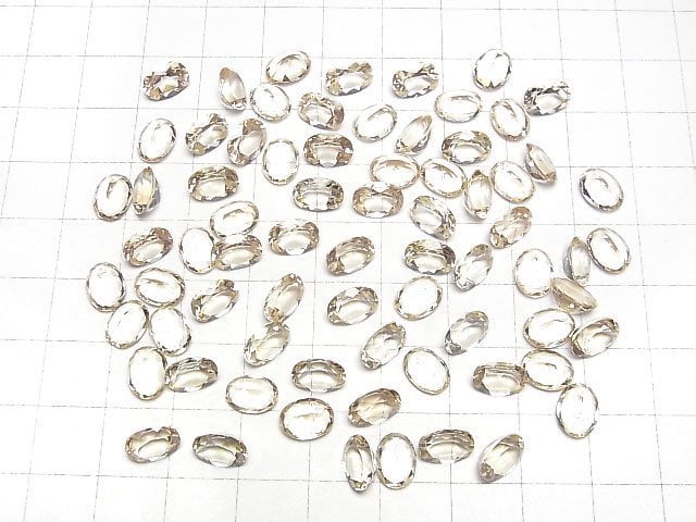 [Video]High Quality Oregon Sunstone AAA Loose stone Oval Faceted 8x6mm 1pc