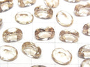 [Video]High Quality Oregon Sunstone AAA Loose stone Oval Faceted 9x7mm 1pc