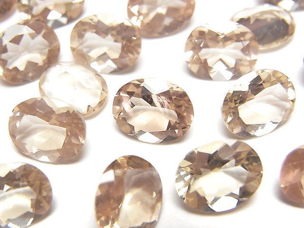[Video]High Quality Oregon Sunstone AAA Loose stone Oval Faceted 10x8mm 1pc