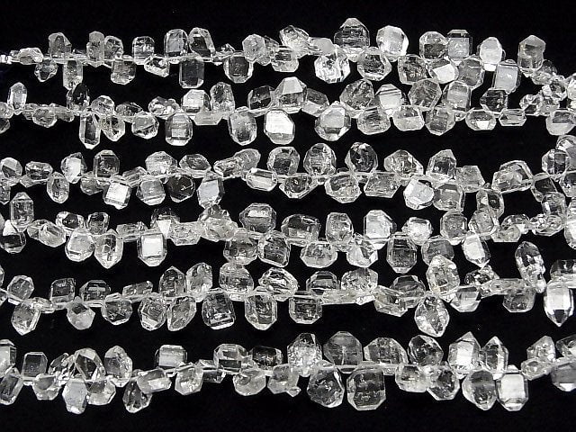 [Video] Pakistan Oil in Quartz Rough Rock Top Side Drilled Hole Half or 1strand beads (aprx.7inch/18cm)