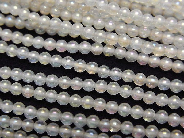 [Video]Aqua Crystal Round 2mm 1strand beads (aprx.15inch/36cm)