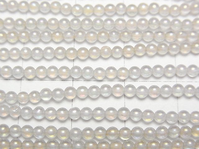 [Video]Aqua Crystal Round 2mm 1strand beads (aprx.15inch/36cm)