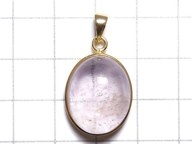 [Video][One of a kind] Morganite AAA Pendant 18KGP NO.149