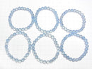[Video]Aquamarine AA++ Round 7mm Bracelet