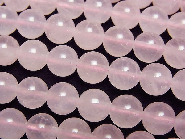 [Video]Rose Quartz AA++ Round 8mm half or 1strand beads (aprx.15inch/36cm)