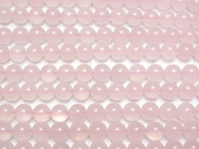 [Video]Rose Quartz AA++ Round 8mm half or 1strand beads (aprx.15inch/36cm)