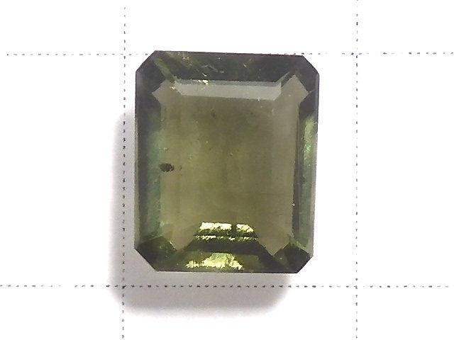 [Video][One of a kind] High Quality Moldavite AAA Faceted Loose stone 1pc NO.7