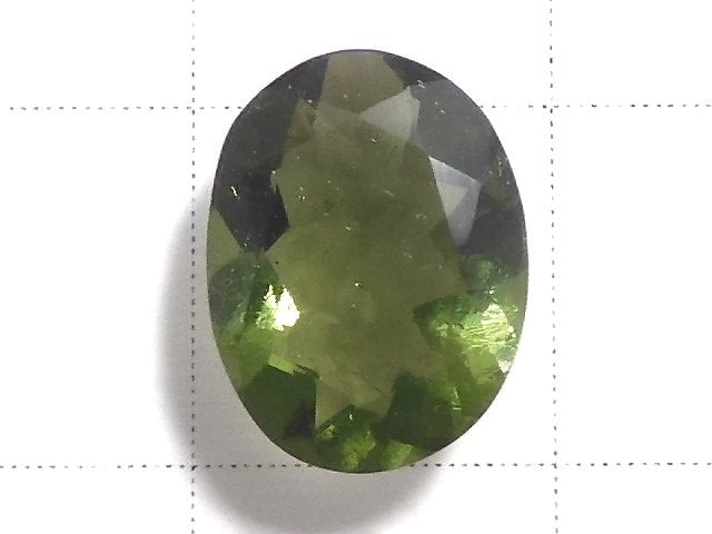 [Video][One of a kind] High Quality Moldavite AAA Faceted Loose stone 1pc NO.9