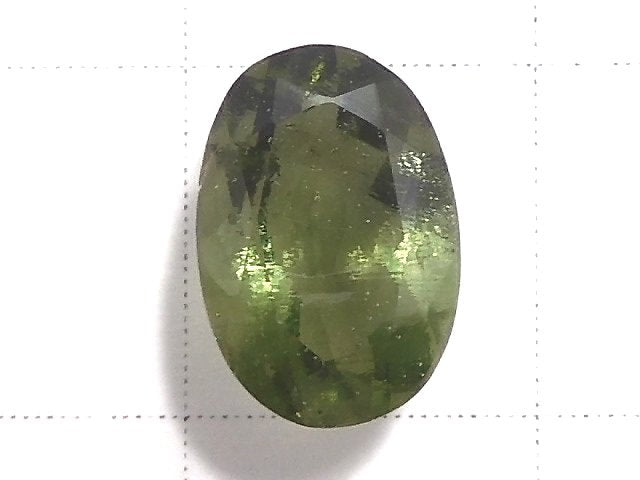[Video][One of a kind] High Quality Moldavite AAA Faceted Loose stone 1pc NO.10