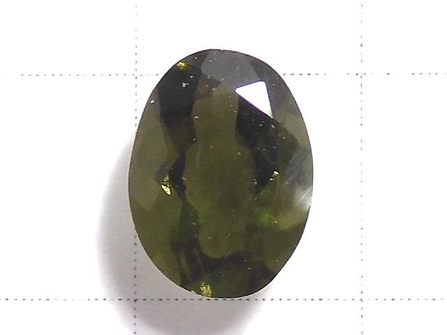 [Video][One of a kind] High Quality Moldavite AAA Faceted Loose stone 1pc NO.12