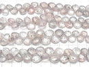 [Video] Micain Rose Quartz Chestnut (Smooth) half or 1strand beads (aprx.7inch/18cm)