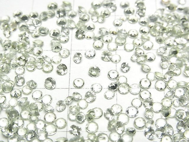 [Video]High Quality Amblygonite Loose stone Round Faceted 2.5x2.5mm 10pcs