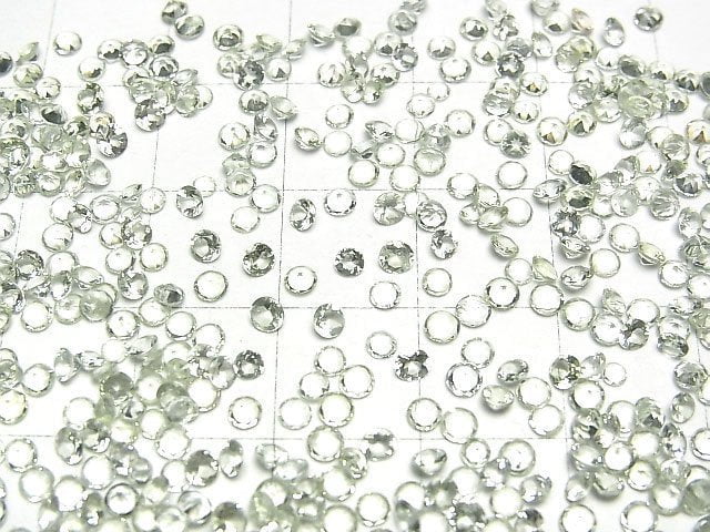 [Video]High Quality Amblygonite Loose stone Round Faceted 2.5x2.5mm 10pcs