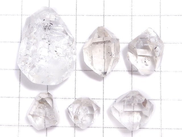 [Video][One of a kind] NYHerkimer Diamond AAA- Loose stone Rough Rock 6pcs set NO.23