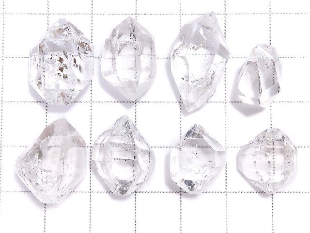 [Video][One of a kind] NYHerkimer Diamond AAA- Loose stone Rough Rock 8pcs set NO.25