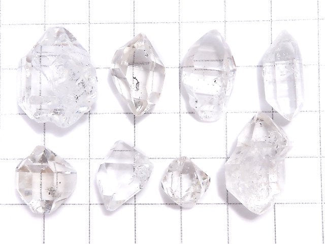 [Video][One of a kind] NYHerkimer Diamond AAA- Loose stone Rough Rock 8pcs set NO.26