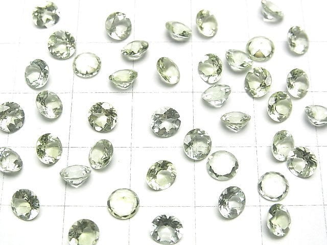 [Video]High Quality Amblygonite Loose stone Round Faceted 5x5mm 1pc