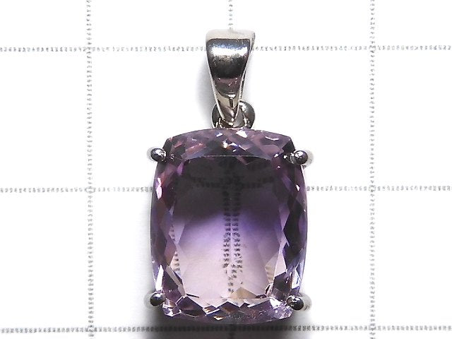 [Video][One of a kind] High Quality Ametrine AAA Faceted Pendant Silver925 NO.43