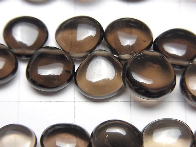 [Video]High Quality Smoky Quartz AAA Chestnut (Smooth) half or 1strand beads (aprx.7inch/18cm)