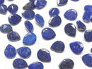 [Video]Lapislazuli AA++ Loose stone Pear shape Faceted 10x8mm 3pcs