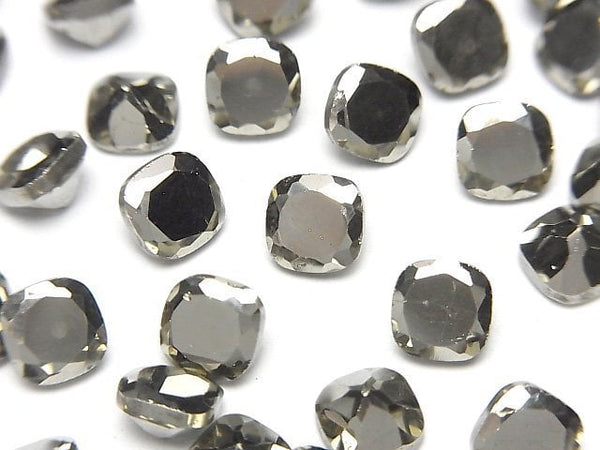 [Video] Pyrite Loose stone Square Faceted 6x6mm 3pcs