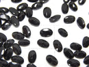 [Video]High Quality Black Spinel AAA Loose stone Oval Faceted 5x3mm 10pcs