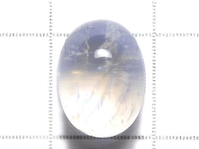 [Video][One of a kind] High Quality Rainbow Moonstone AAA Cabochon 1pc NO.52