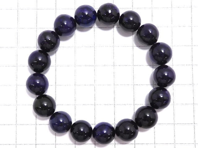 [Video][One of a kind] [Certificate] Sugilite AAAAA Round 11.5mm Bracelet NO.2