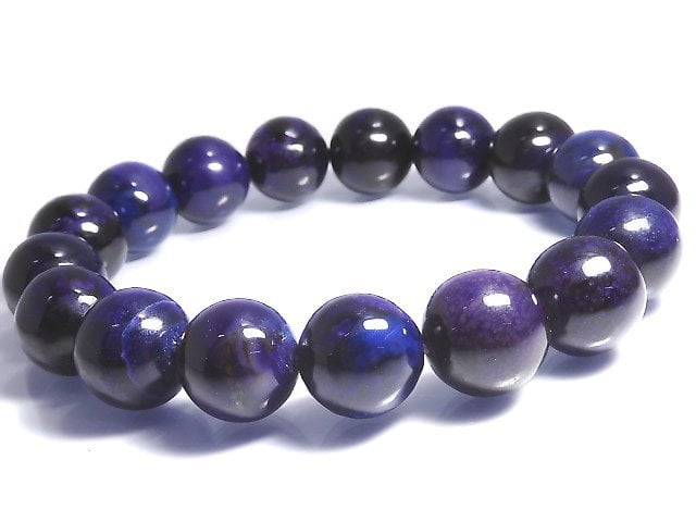 [Video][One of a kind] [Certificate] Sugilite AAAAA Round 11.5mm Bracelet NO.2