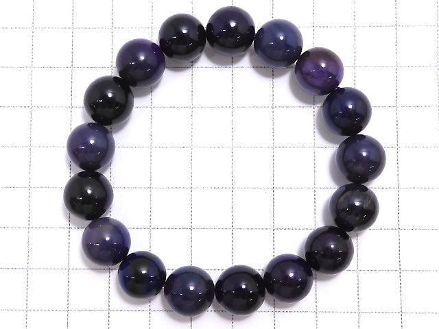 [Video][One of a kind] [Certificate] Sugilite AAAAA Round 11.5mm Bracelet NO.3